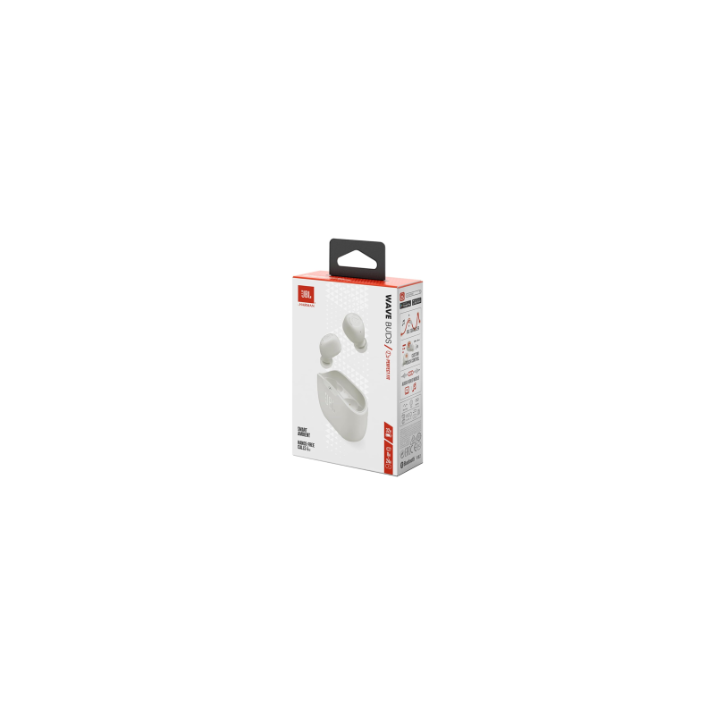Écouteurs sans fil JBL Wave Buds - JBLWBUDSWHT - Blanc — JBL · Smarty Paris 18e